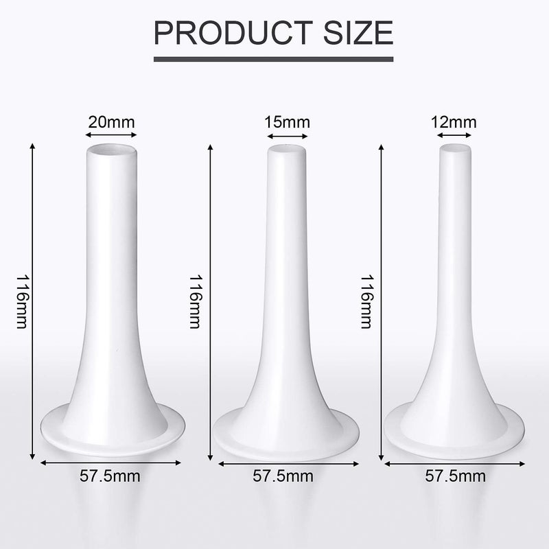 Mudder Sausage Stuffer Manual Maker Plastic Meat Filler Funnel Tubes Filling Tool for Hand Operated Food Grinder for Holiday Christmas Household Use - Image 3