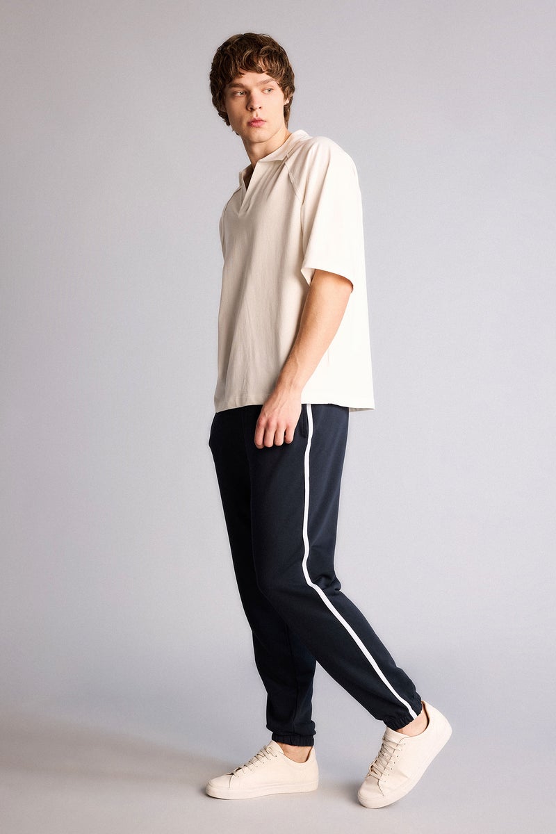 DeFacto Blue Man Regular Fit Jogger Pants Casual - Image 1