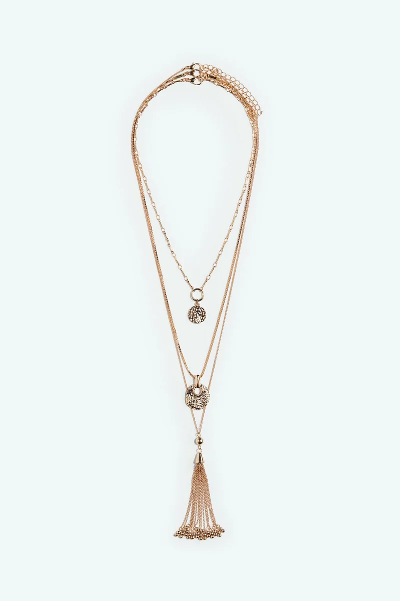 H&M 3-pack pendant necklaces
