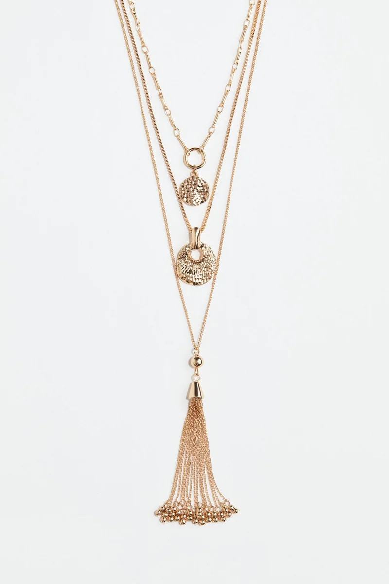 H&M 3-pack pendant necklaces