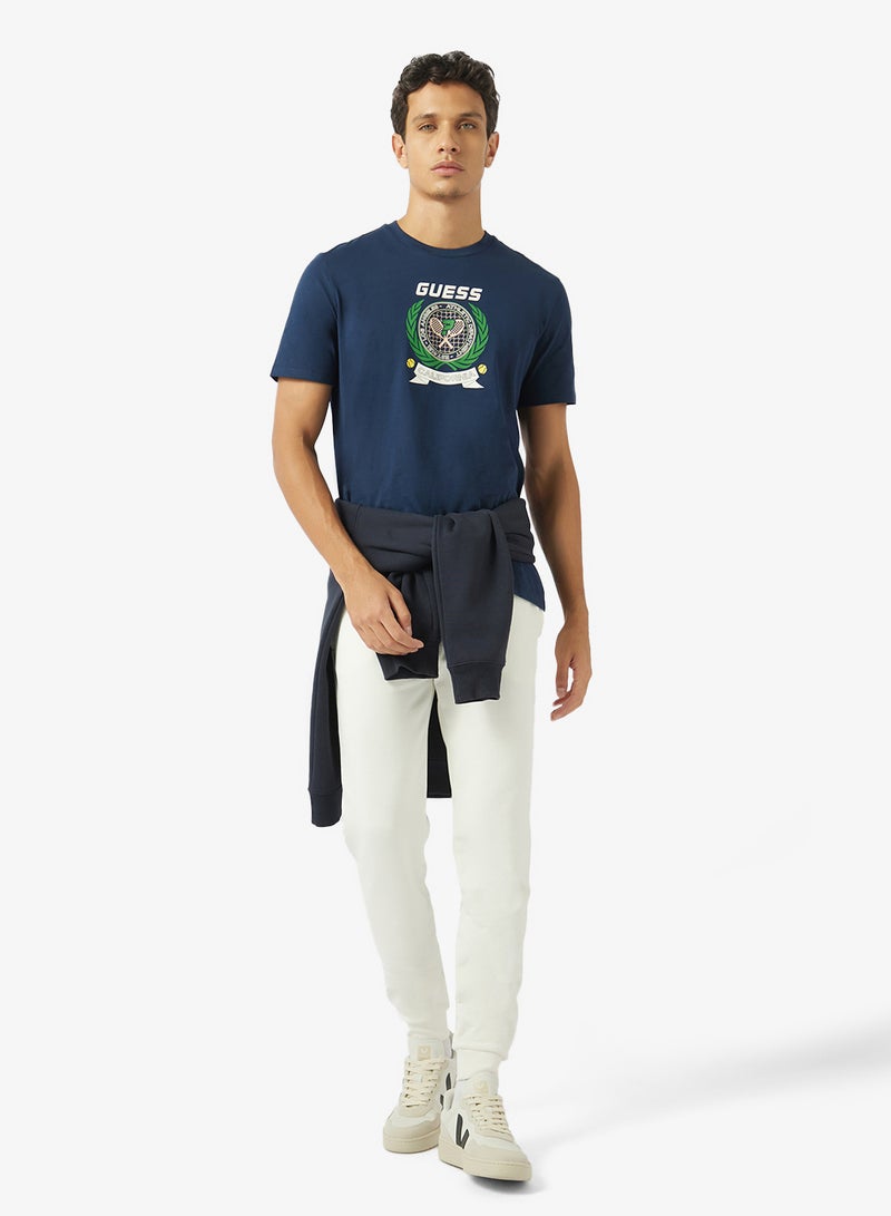 GUESS Crew Neck Regular Fit T-Shirt - Image 4