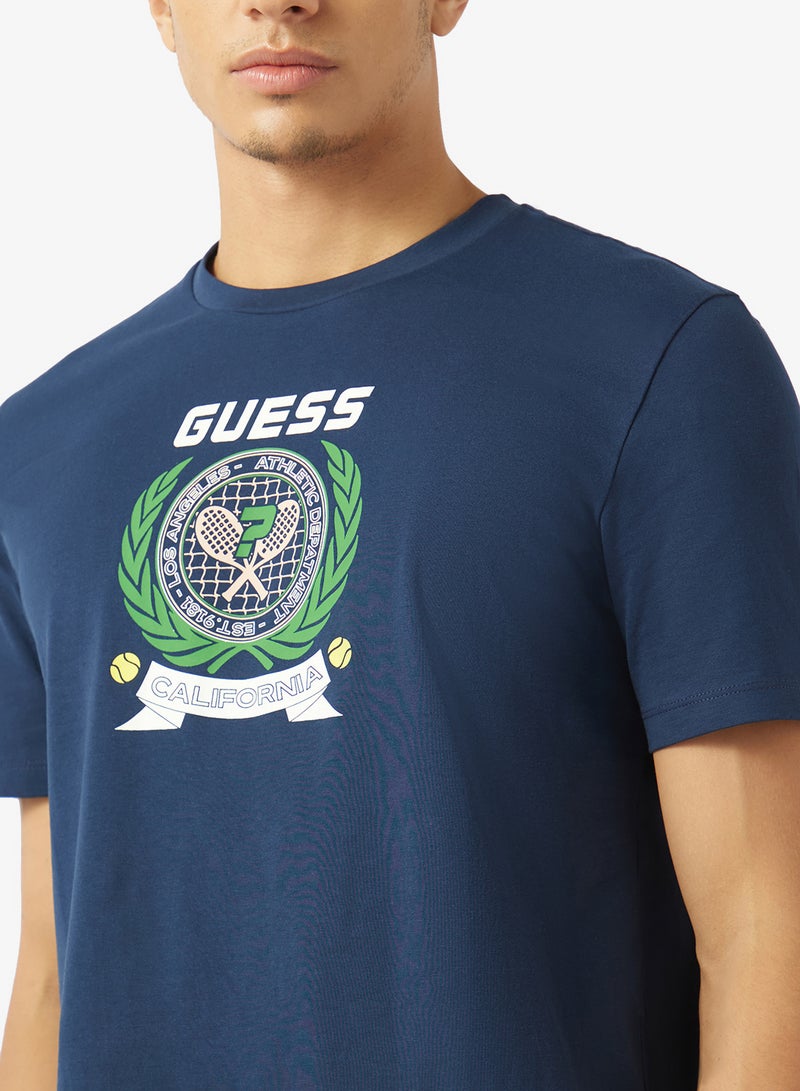 GUESS Crew Neck Regular Fit T-Shirt - Image 3