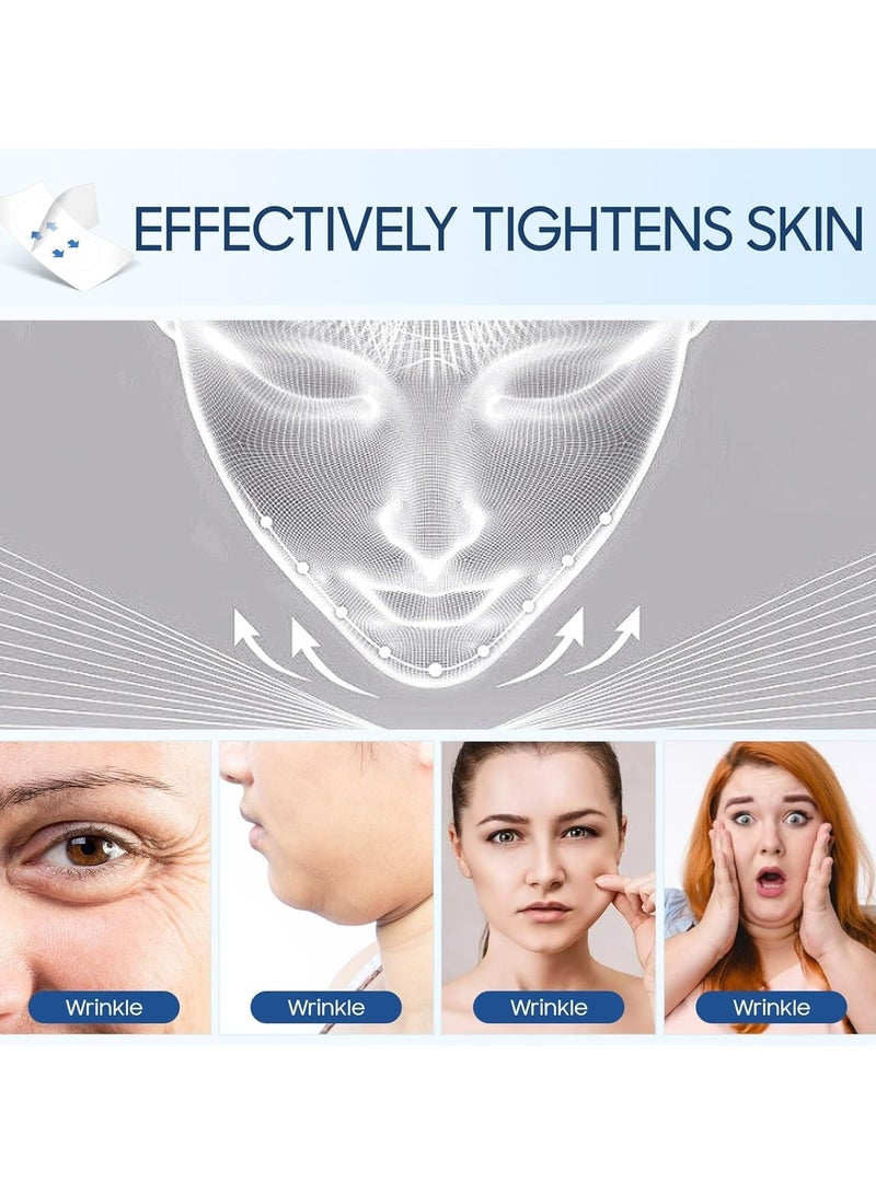 KHAJUL 60PCS Face Lift Tape, Wrinkle Patches, High Elasticity, Invisible Lifting for Eyes/Double Chin/Jowls, Waterproof V-Shape Stickers, Saggy Skin Care - Image 4