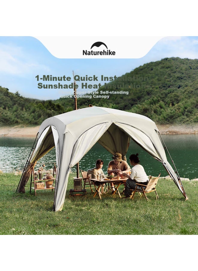 Naturehike Naturehike Cloud Peak Self-standing Quick Open Dome Tent With Zipper, Titanium Black Coating, Outdoor Camping Large Space Ground Cloth - Image 1