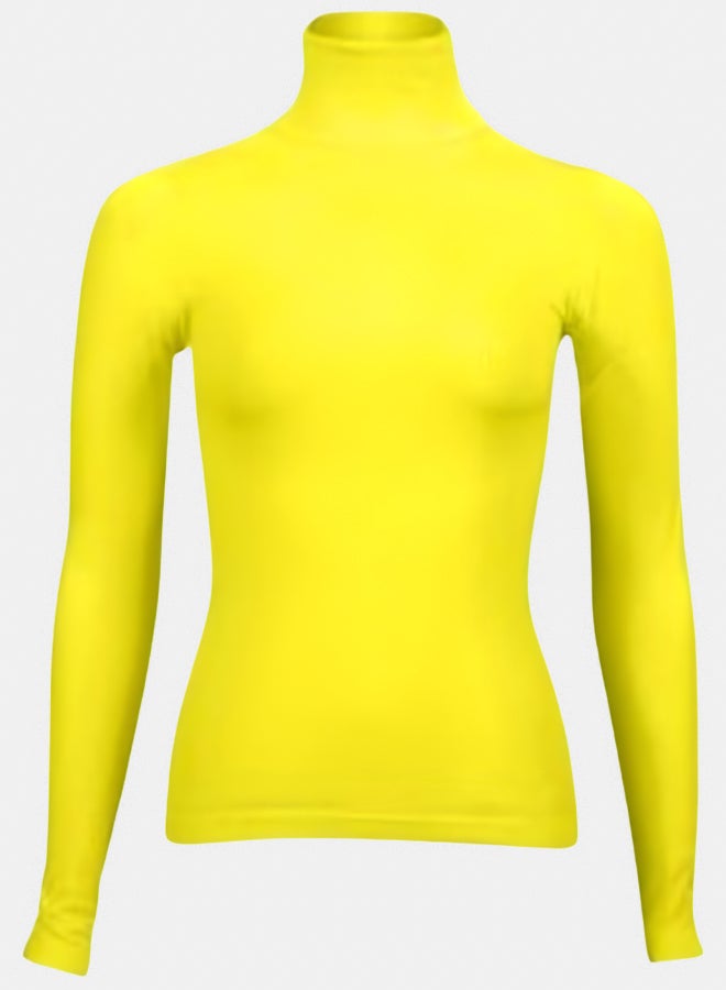 Silvy Lycra Celina High Long Sleeves High Neck Top For Women - Image 1