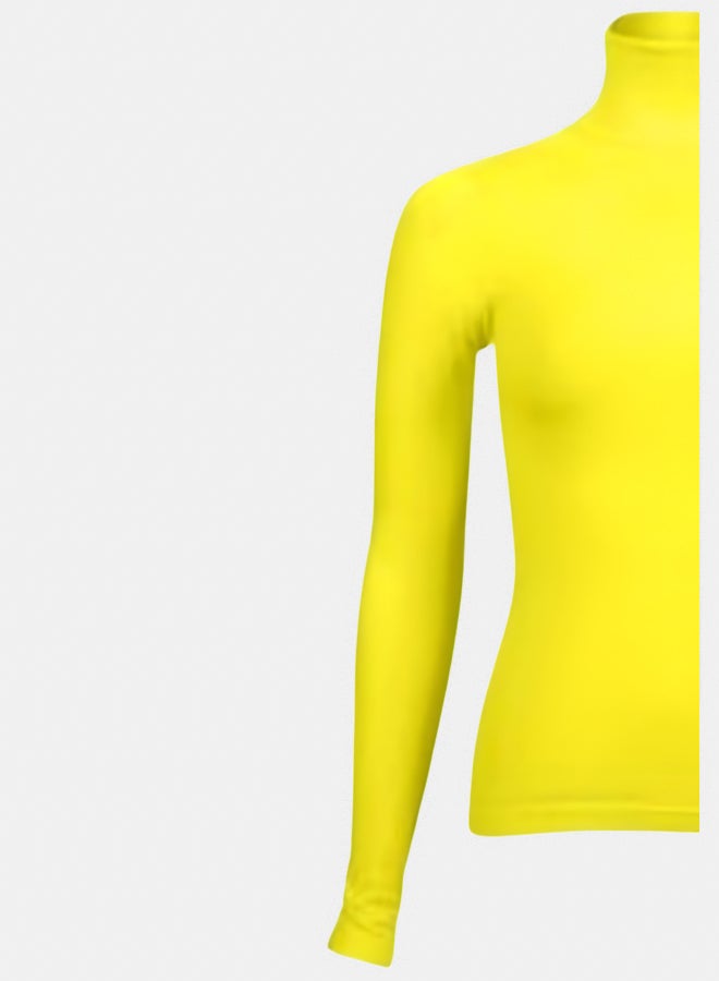 Silvy Lycra Celina High Long Sleeves High Neck Top For Women - Image 3