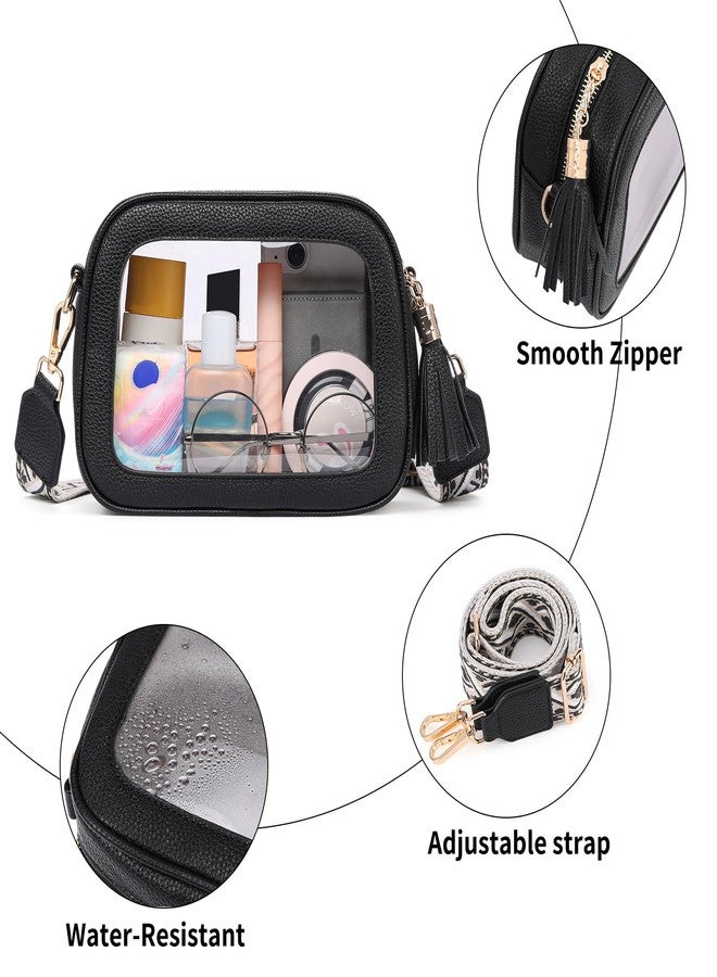 FALAN MULE Clear Crossbody Bags for Women,Stadium Approved Purse for Women for Concerts Sports Events Festivals - Image 4