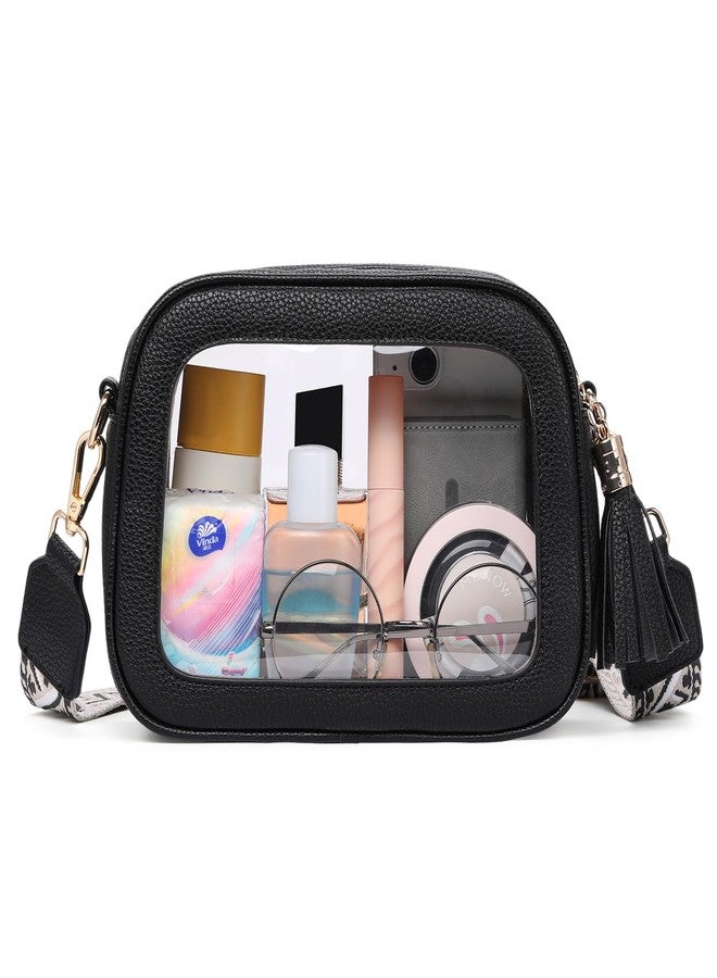 FALAN MULE Clear Crossbody Bags for Women,Stadium Approved Purse for Women for Concerts Sports Events Festivals - Image 1