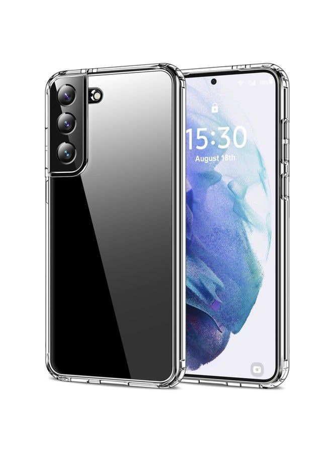 HOOMIL for Samsung Galaxy S21+ Plus Case Clear [Anti-Yellowing] Anti-Scratch Transparent Hard Back and Soft Edge [Military Grade Drop Protection] Shockproof Phone Cover - Crystal Clear - Image 1