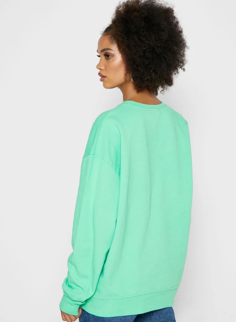TOPSHOP Crew Neck Sweatshirt