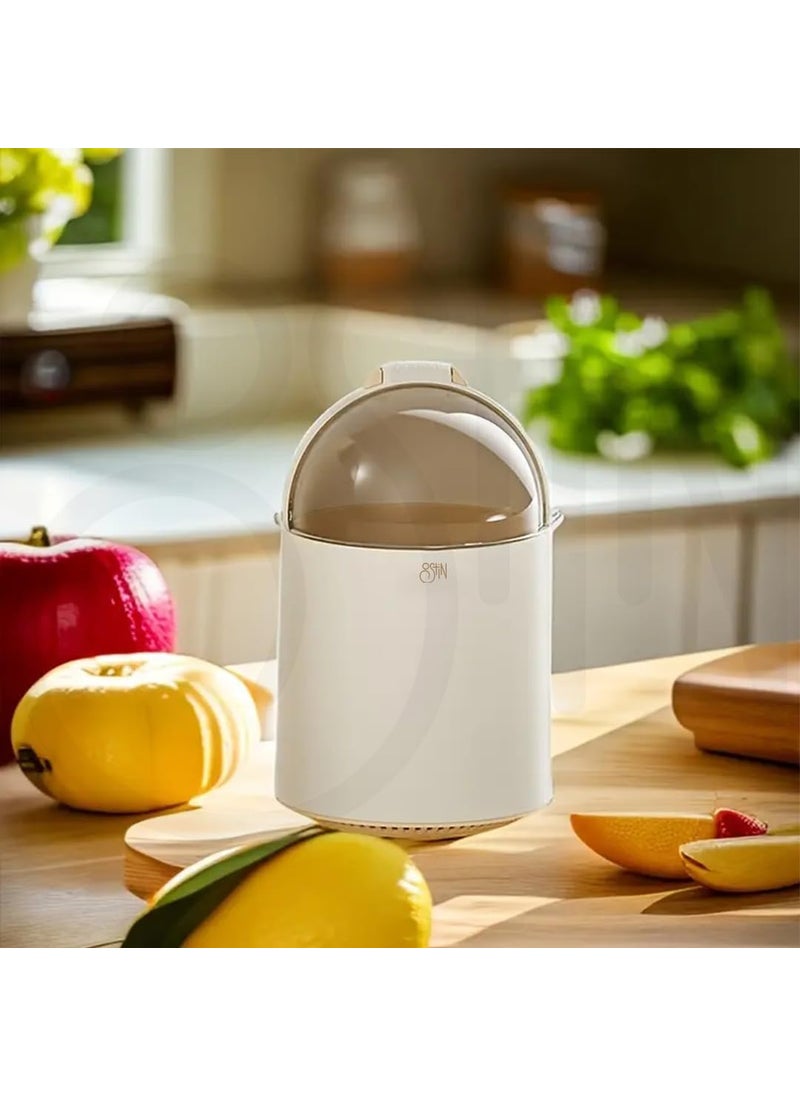 Ostin Ostin Trash Can Office Trash Holder Plastic Waste Container Trash Bucket Recycling Bin Waste Paper Basket Plastic Garbage Bucket Office Trash Bucket Pp Portable Trash Can Large  - Image 1