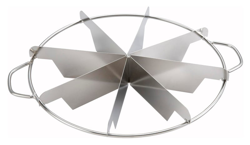 Winco 8-Cut Stainless Steel Pie Cutters Medium