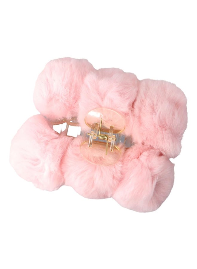 Kopida 472 Large Fluffy Plush Claw Clip Spring Autumn Winter Barrettes Vintage Elegant Hairball Grab Clip Elegant Accessories for Gir - Image 2