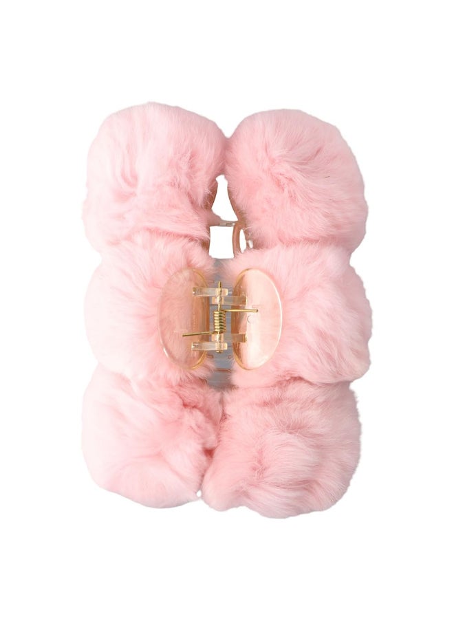 Kopida 472 Large Fluffy Plush Claw Clip Spring Autumn Winter Barrettes Vintage Elegant Hairball Grab Clip Elegant Accessories for Gir - Image 4