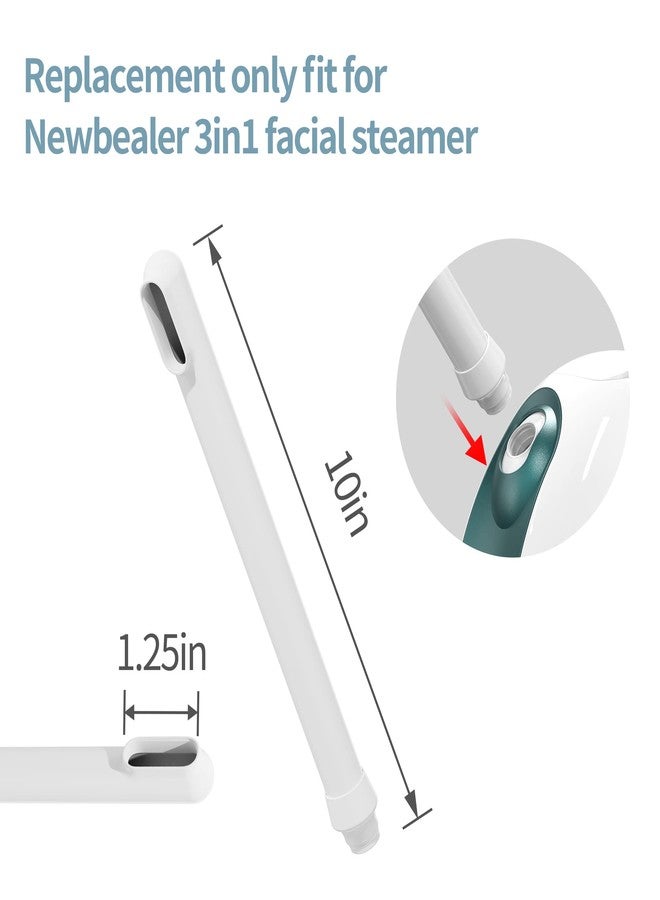 Newbealer Extended Nozzle for 3in1 Facial Steamer, 360° Rotatable Arm - Extra Flexibility for Portable Spa - Personal Care Use at Home or Salon, Replaceable Accessory (Not Include Facial Steamer) - Image 3