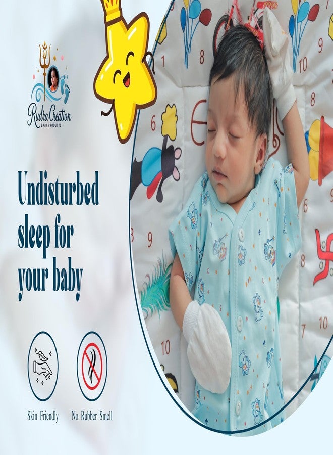 RUDRA CREATION New Born Baby Godadi Pack of 1 Combo Set Soft Cotton godi| Godari | Bed | Crib Sheet | Godadi | Bedding Gaddi | Multicolor(Set of 1) - Image 2