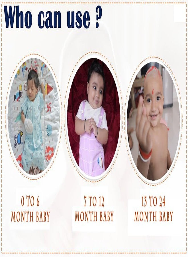 RUDRA CREATION New Born Baby Godadi Pack of 1 Combo Set Soft Cotton godi| Godari | Bed | Crib Sheet | Godadi | Bedding Gaddi | Multicolor(Set of 1) - Image 3