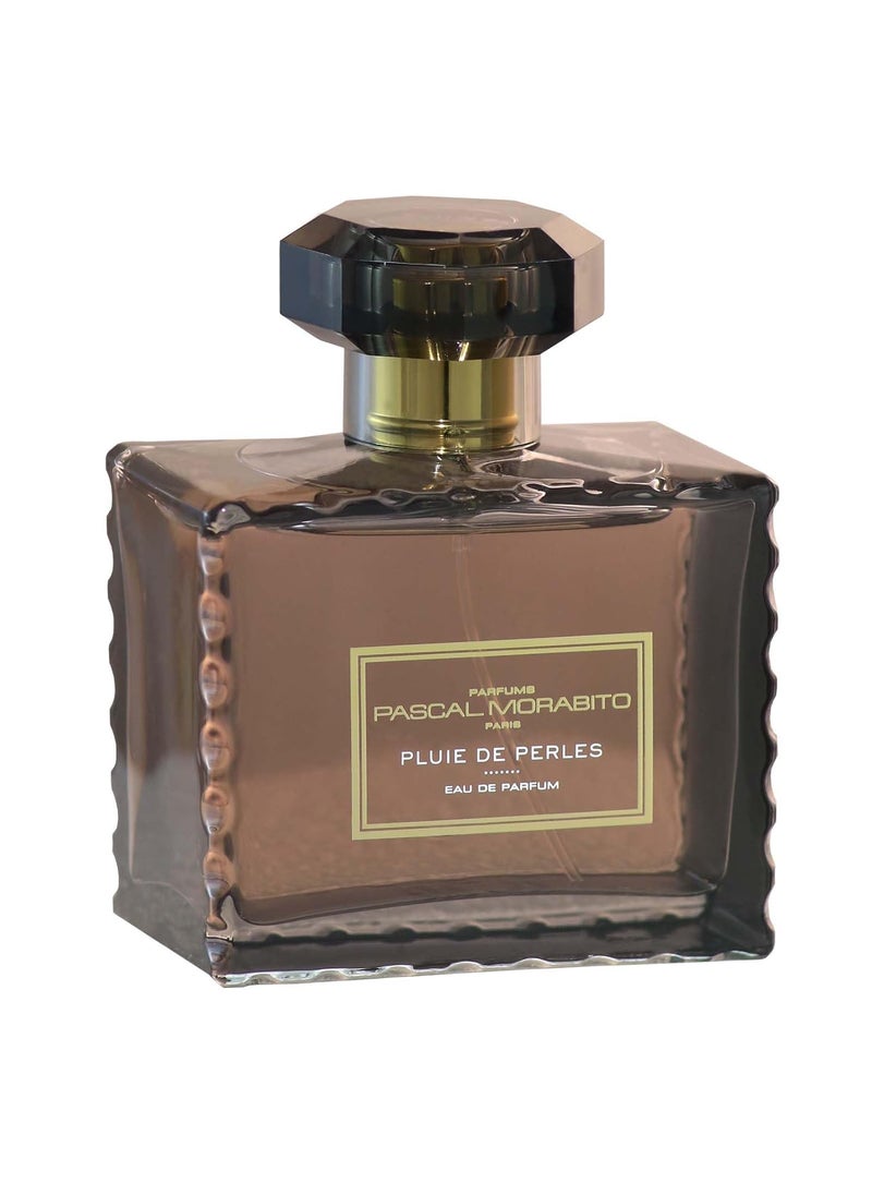 PASCAL MORABITO Pluie De Perle - 3.4 Oz Eau De Parfum - Fragrance Mist For Women - Sweet Gourmand Floral Scent - Perfume Spray With Citrus, Violet, Vanilla, Patchouli Accords 