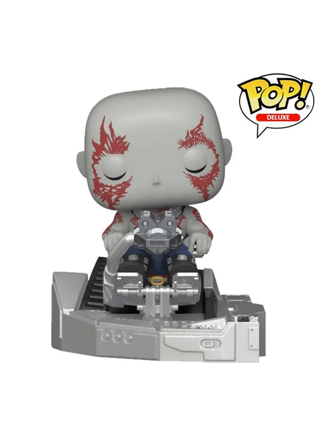 فانكو Pop DeluxeMarvel GOTG Ship- Drax (Exc), Collectible Action Vinyl Figure - 63209