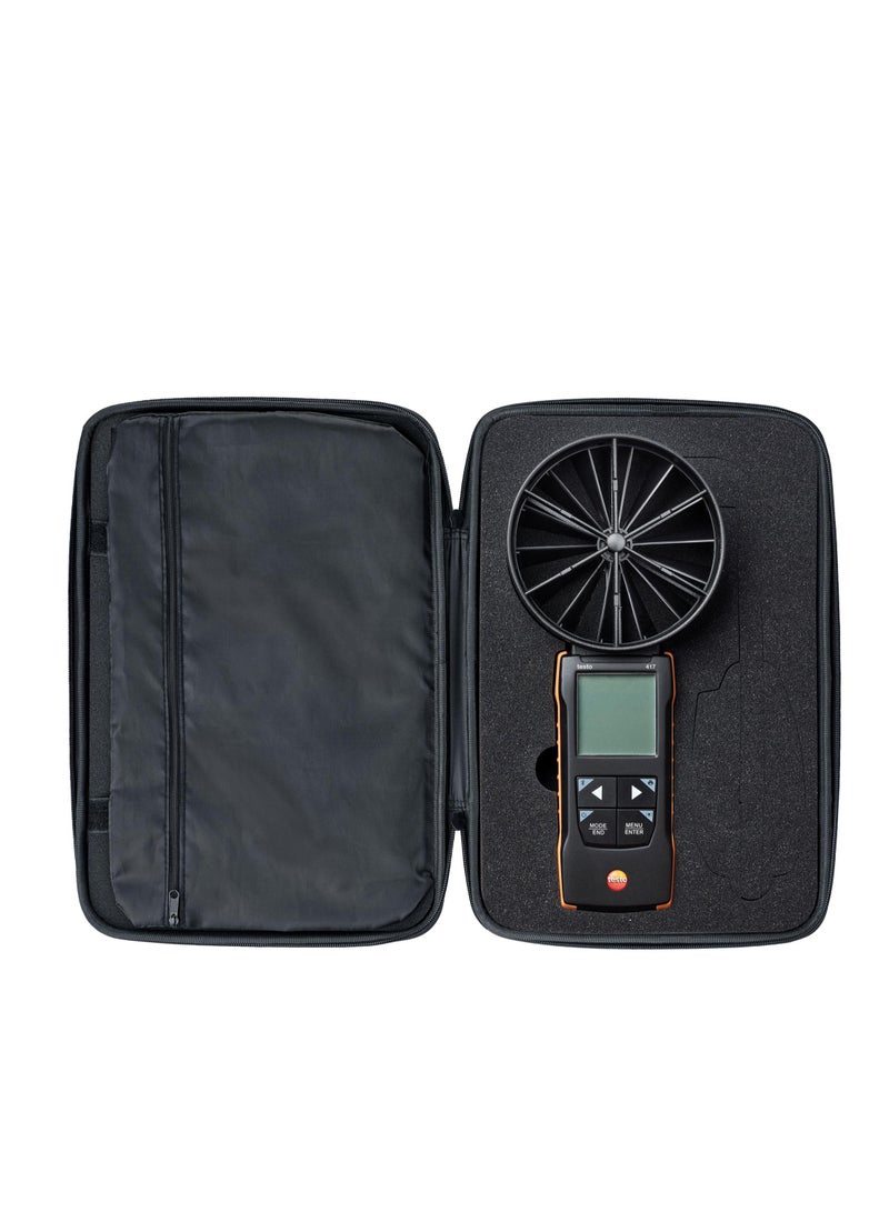 testo 417 Digital 100 mm Vane Anemometer with App Connection - Image 1