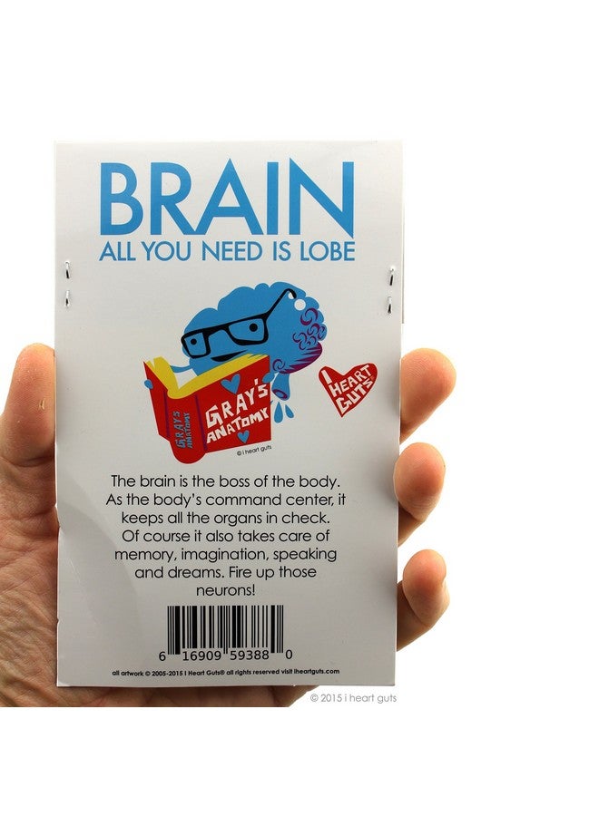 I Heart Guts Bag Of Brain Stickers 15 Brain Stickers Vinyl Sticker Pack - Image 4
