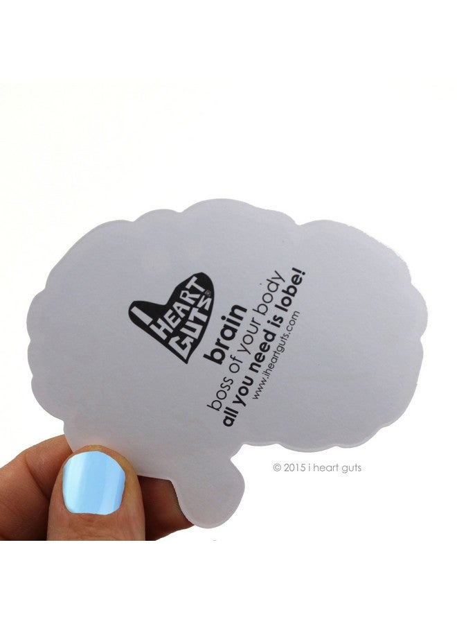 I Heart Guts Bag Of Brain Stickers 15 Brain Stickers Vinyl Sticker Pack - Image 3