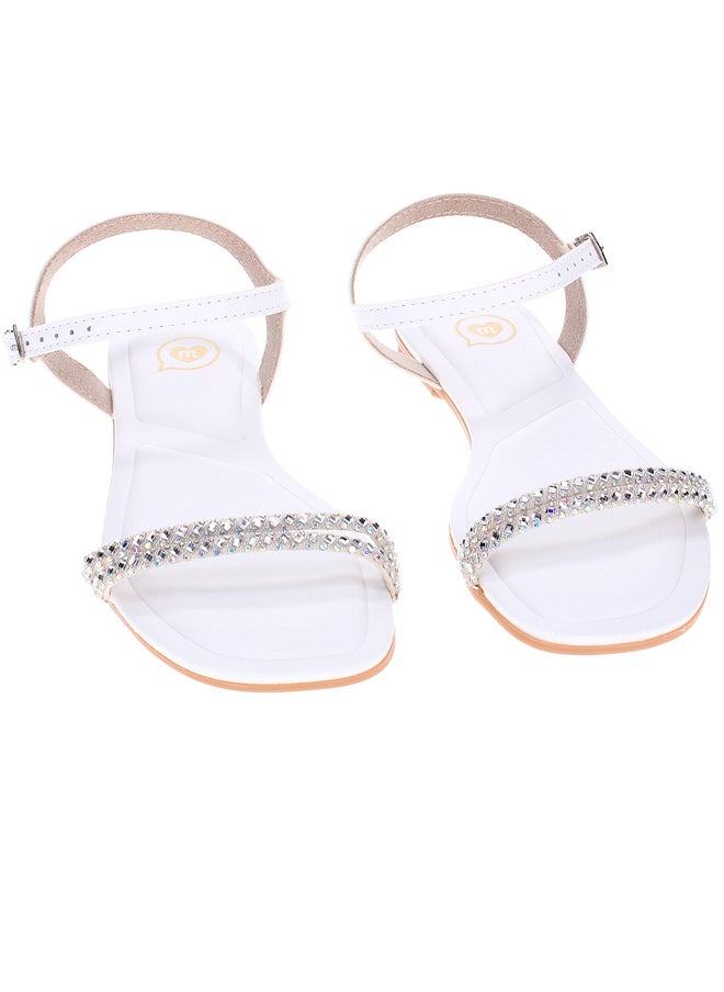 MOLEKINHA Embellished Back Strap Flat Sandals  - Image 4