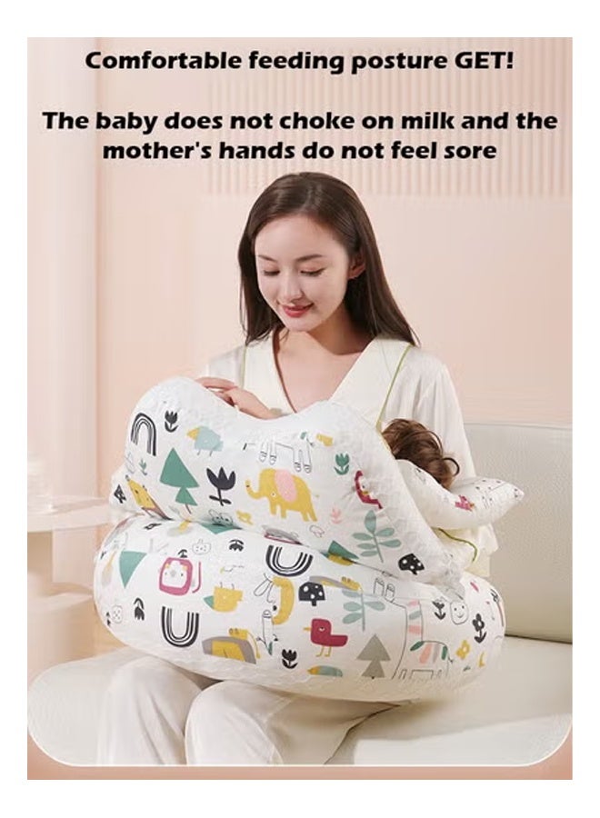 KLNAMAEAAN Multifunctional Newborn Baby Breastfeeding Pillow, Relieve Hand Fatigue, Maternity Nursing and Confinement Feeding Pillow - Image 2