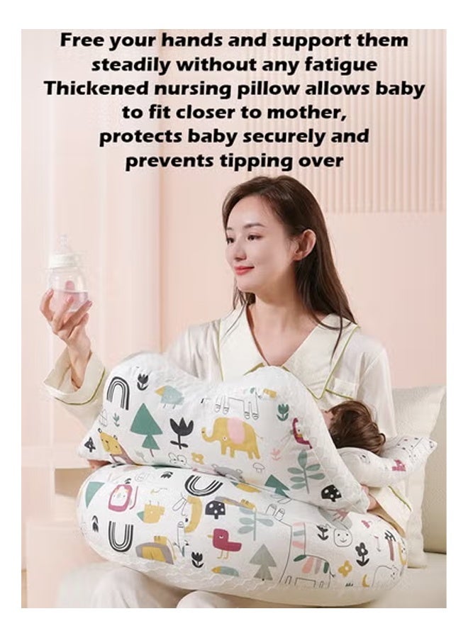 KLNAMAEAAN Multifunctional Newborn Baby Breastfeeding Pillow, Relieve Hand Fatigue, Maternity Nursing and Confinement Feeding Pillow - Image 4