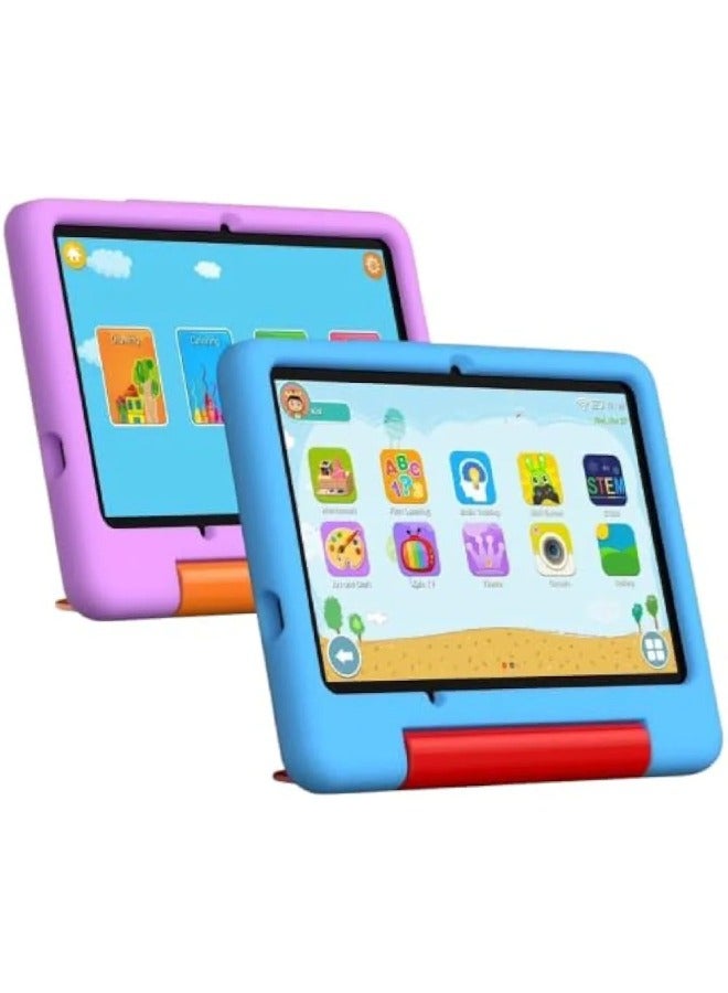 M-HORSE S10 Kids Tablet – Wi-Fi – 64GB Storage + 4GB RAM – 10" Display – Educational & Entertainment – Purple + Free Doll Gift - Image 2