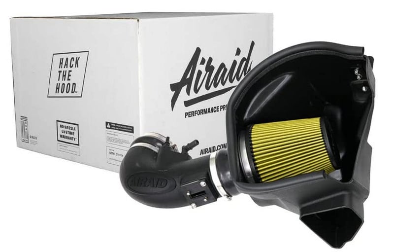 AIRAID Cold Air Intake System by KN Increased Horsepower Cotton Oil Filter Compatible with 20162019 FORD Mustang Shelby AIR454378