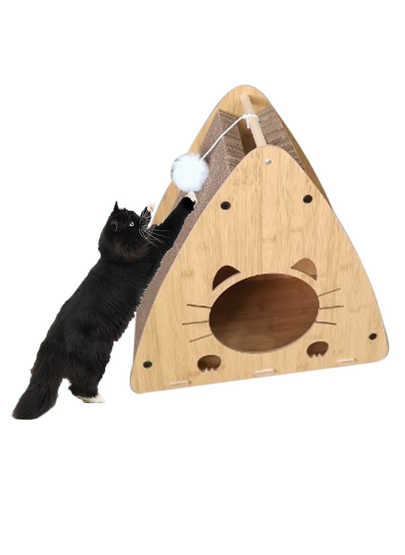 Kidle - Cat Scratching Board Cat Litter Cardboard Box Cat Scratching Claw Grinder Cat Claw Board Durable Kitten Scratching Pads Cardboard Cats House for Cats Scratch Box Board for Cat - Image 1