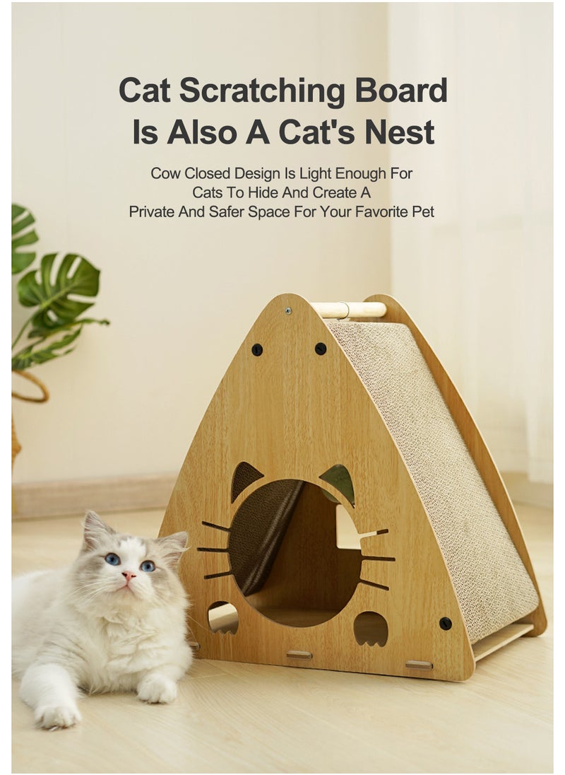 Kidle - Cat Scratching Board Cat Litter Cardboard Box Cat Scratching Claw Grinder Cat Claw Board Durable Kitten Scratching Pads Cardboard Cats House for Cats Scratch Box Board for Cat - Image 1
