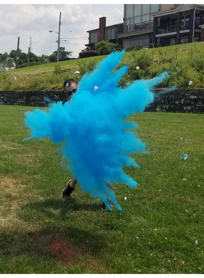 J&M Gender Reveal Gender Reveal Baseball for Baby Showers and Reveal Parties - 100% All Natural Holi Powder (Blue) - Image 3