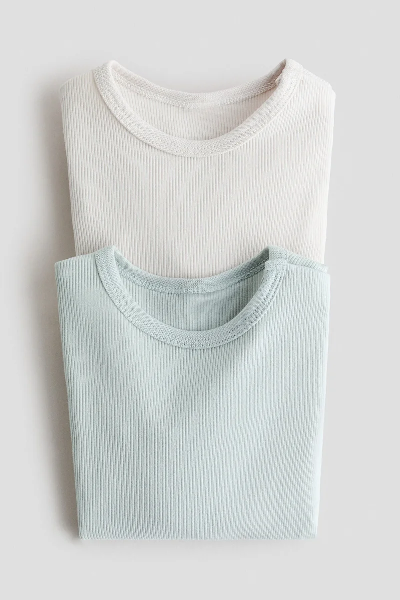 H&M 2-pack long-sleeved bodysuits