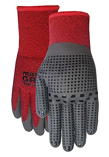 Midwest Gloves Gear 90CFEA MAX Grip Glove REDBlack Large 1 Count Pack of 1 - Image 1
