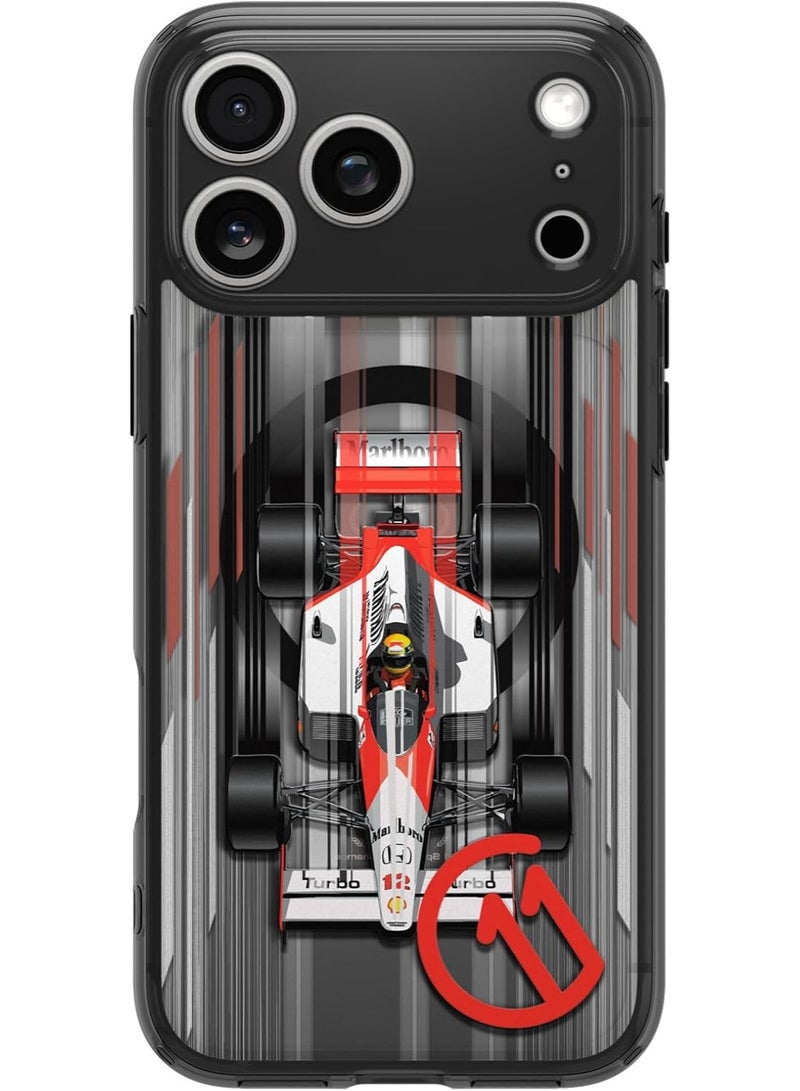 Spigen غطاء حالة Ultra Hybrid MagFit لجهاز iPhone 17 PRO مع MagSafe [تأثير ثلاثي الأبعاد مع طباعة سداسية الطبقات] - C11 Turbo - Image 4