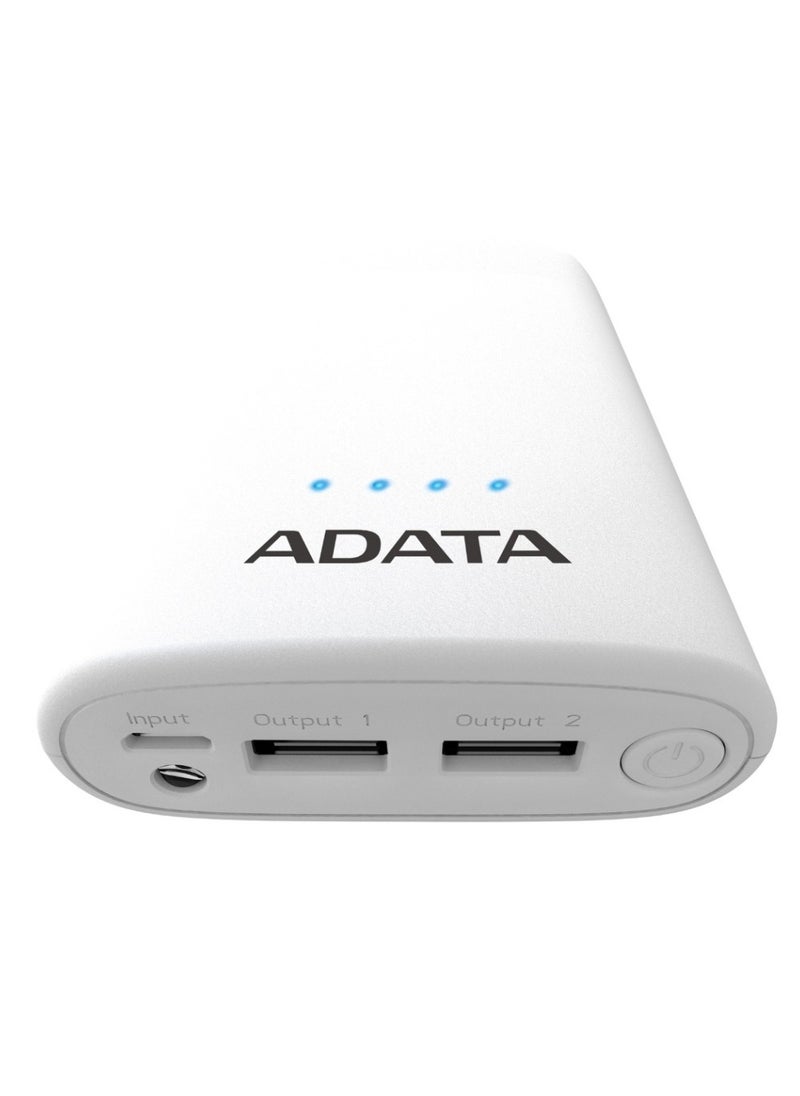 ADATA - ADATA P10050V power bank 10050 mAh White - Image 1