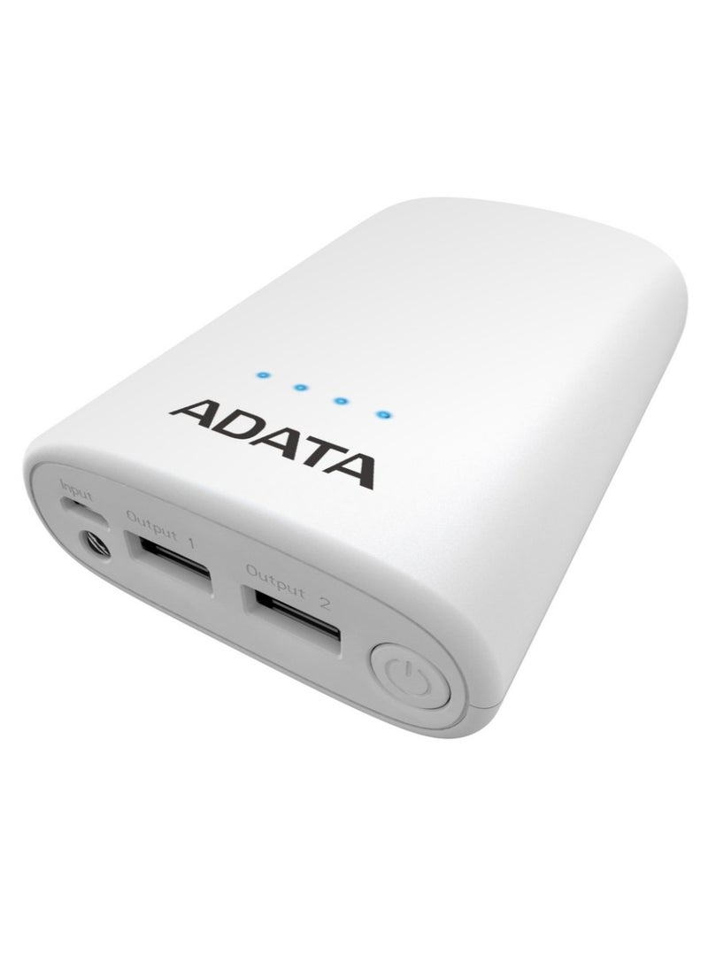 ADATA - ADATA P10050V power bank 10050 mAh White - Image 1