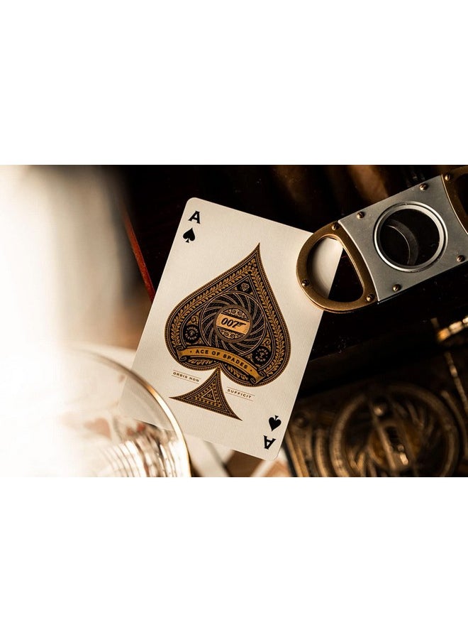 Theory11 theory11 James Bond 007 Premium Playing Cards - Gold Foil, Official Collectible Deck  - Image 3