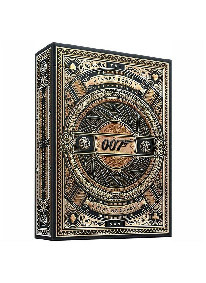 Theory11 theory11 James Bond 007 Premium Playing Cards - Gold Foil, Official Collectible Deck  - Image 1