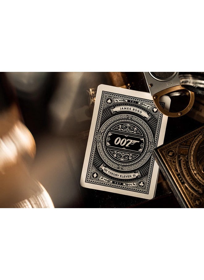 Theory11 theory11 James Bond 007 Premium Playing Cards - Gold Foil, Official Collectible Deck  - Image 2