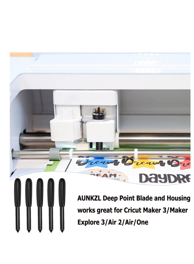 10 Pack Premium Deep Cut Blades, Compatible with Explore Air One/Air/Air 2/ Air 3 / Maker, Premium Fine Point Blade - Image 3