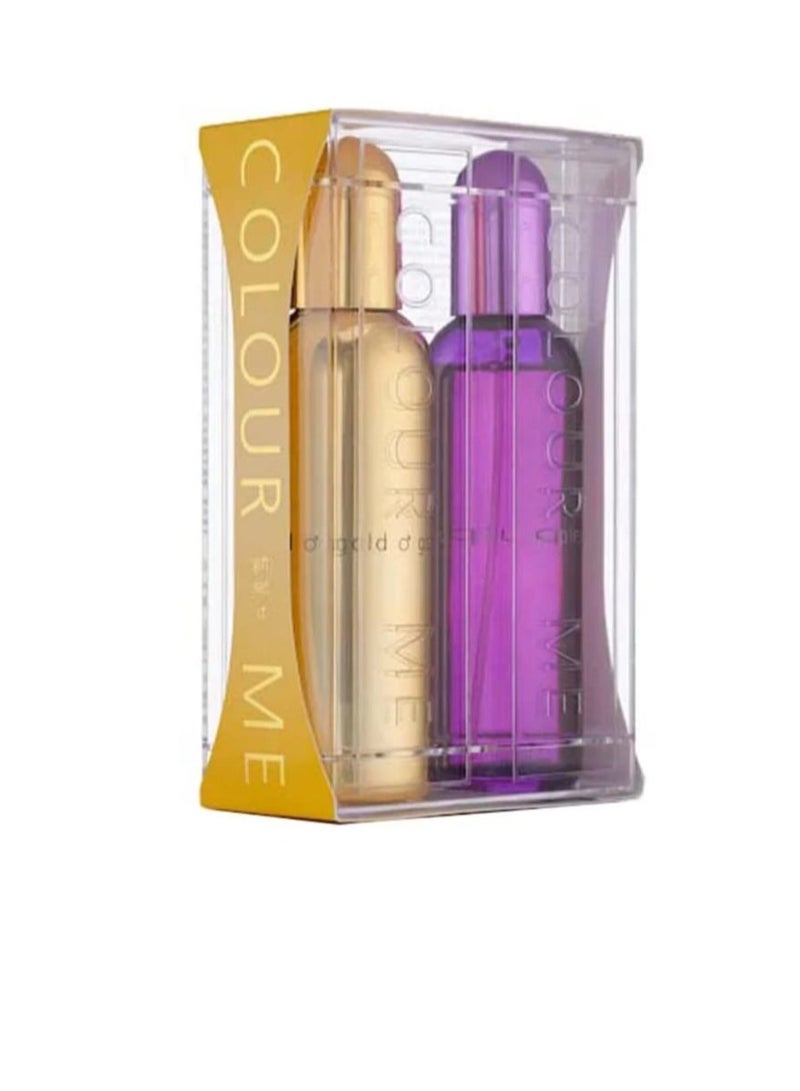 كولور مي جولد أوم آند كولور مي بيربل، عبوة مزدوجة من ميلتون - لويد 100/100ملليلتر