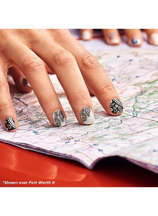 Color Street : Bandana Republic (Black Paisley Accent On Clear Overlay) - Image 5