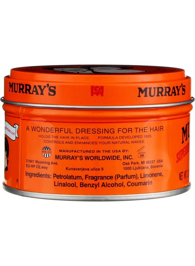 Murrays Murray's Superior Hair Dressing Pomade - 3 Oz (88ml) (3 Pack) - Image 3