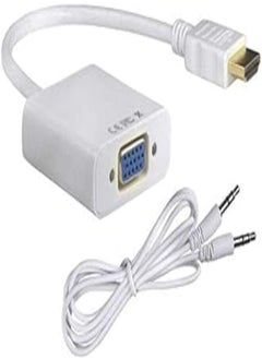 Generic Generic 1080P HDMI Male to VGA Female Video Converter Adapter Cable WITH AUDIO For PC DVD HDTV 