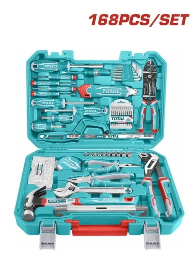 TOTAL 168-Piece Hand Tool Kit - Image 2