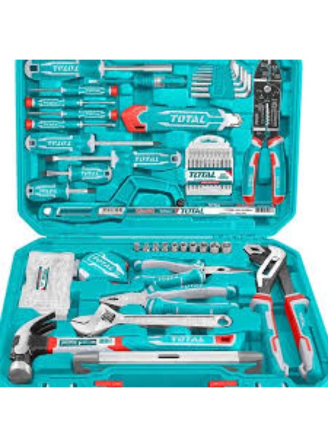 TOTAL 168-Piece Hand Tool Kit - Image 1