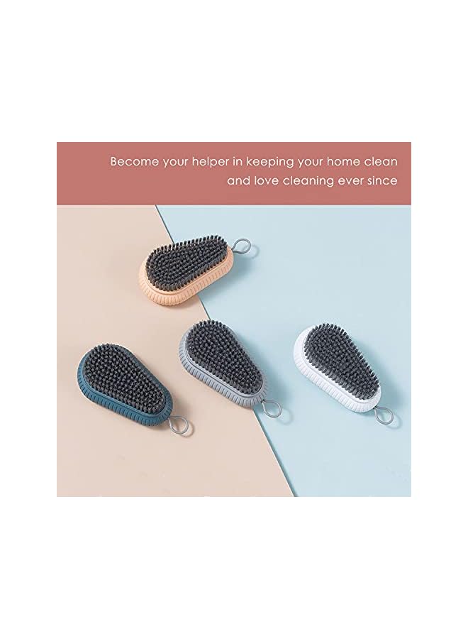 promass Scrub Brush, Quality Soft Laundry Clothes Shoes Scrubbing Brush, Easy to Grip Household Cleaning Brushes, with Comfort Rubber Grip and Flexible Stiff Bristles, for Kitchen, Bathroom, Shower - Image 3